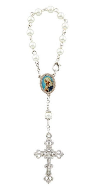 Mother and Child Auto Rosary