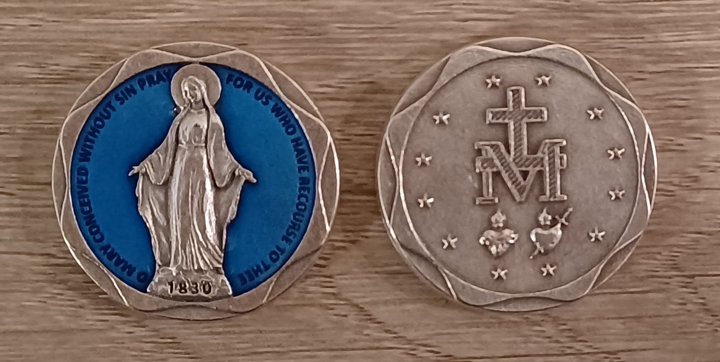 Miraculous Mother Blue Pocket Token