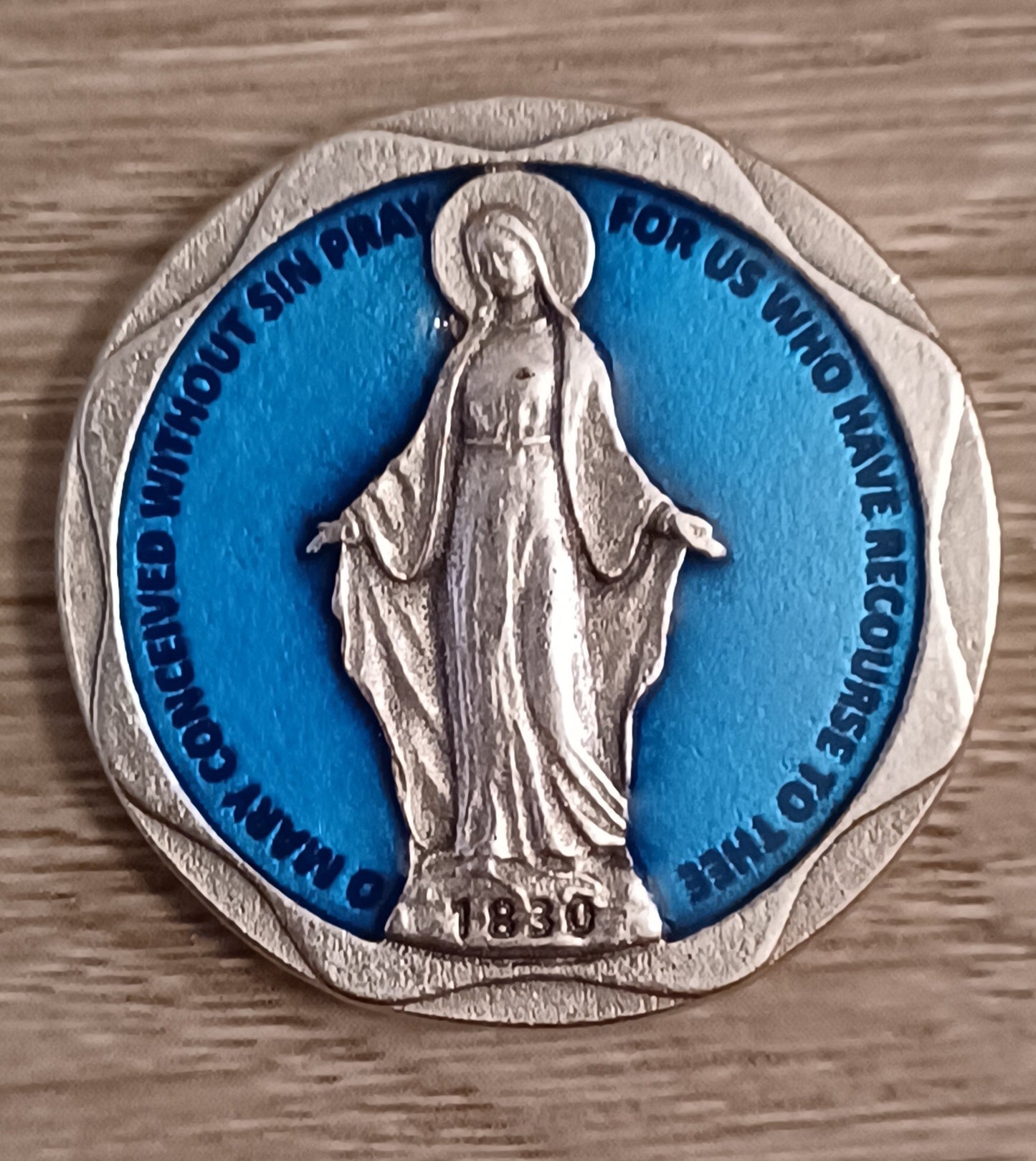 Miraculous Mother Blue Pocket Token