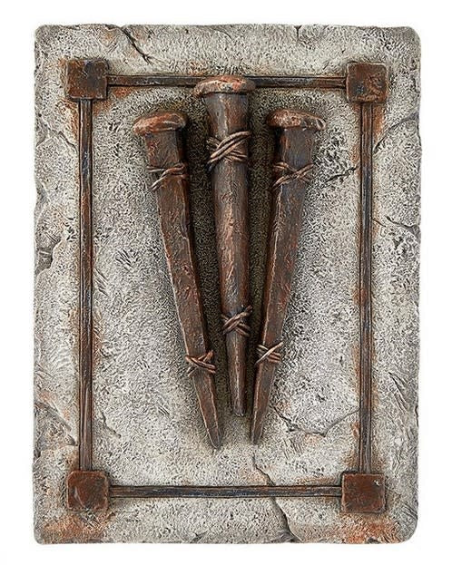 Crucifixion Nails Wall Plaque