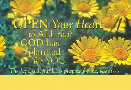 Open Your Heart Prayer Card