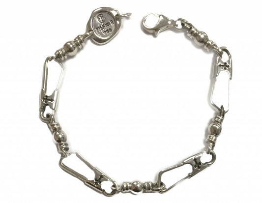 Original Link w/Crosses Sterling Silver Bracelet