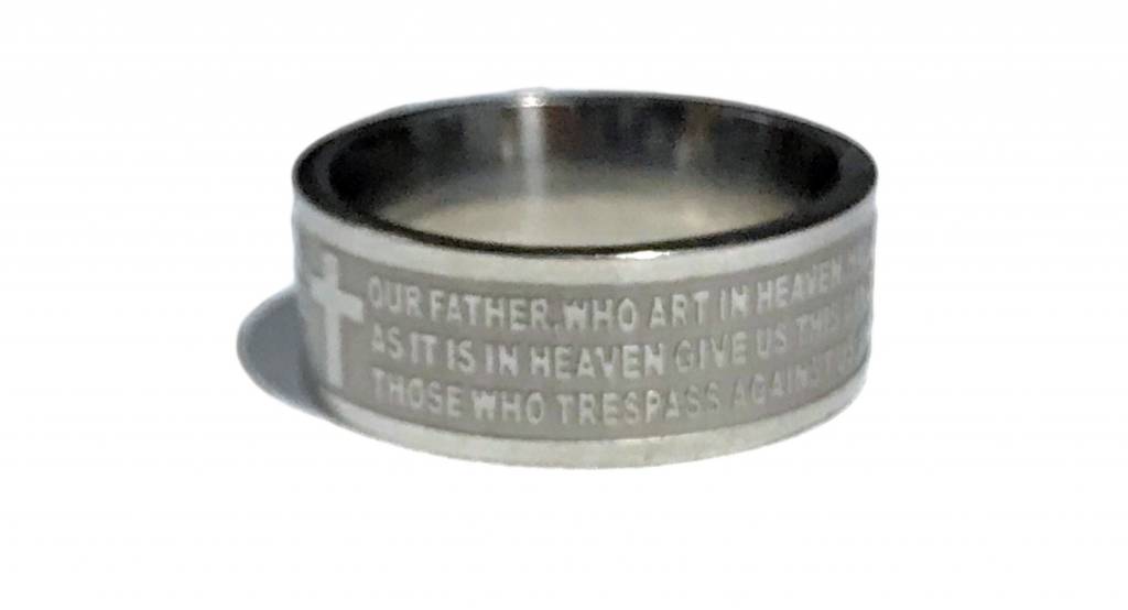Our Father Stainless Steel Ring