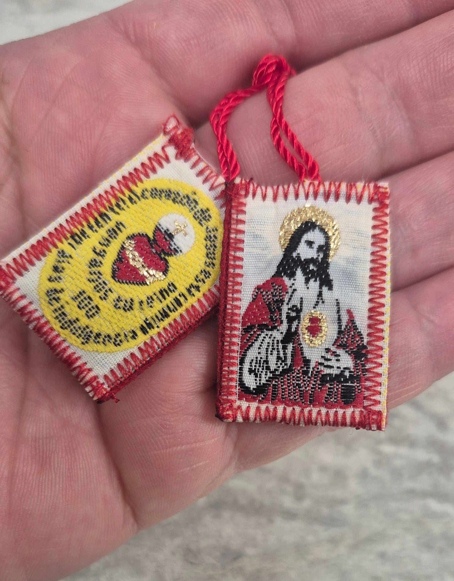 Sacred Heart Red Scapular