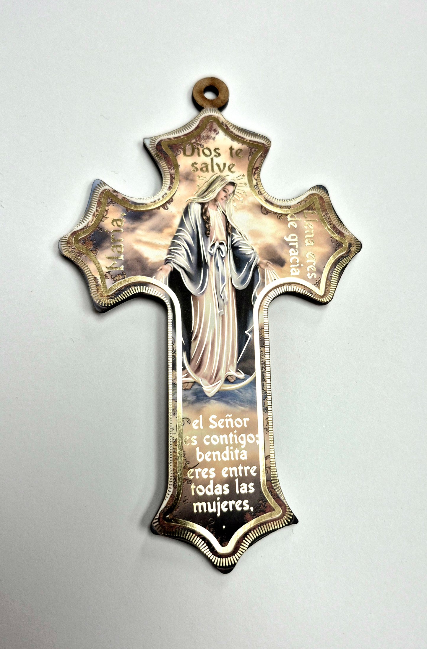 Dios de Salve Maria Cross