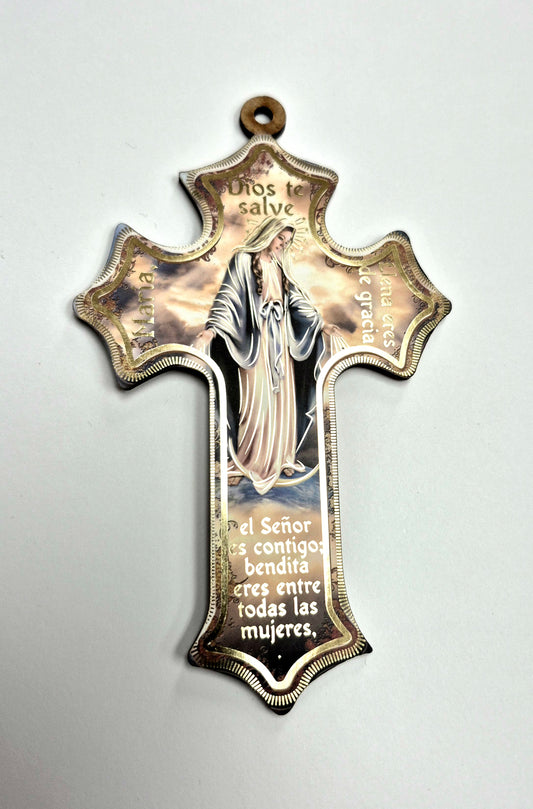 Dios de Salve Maria Cross