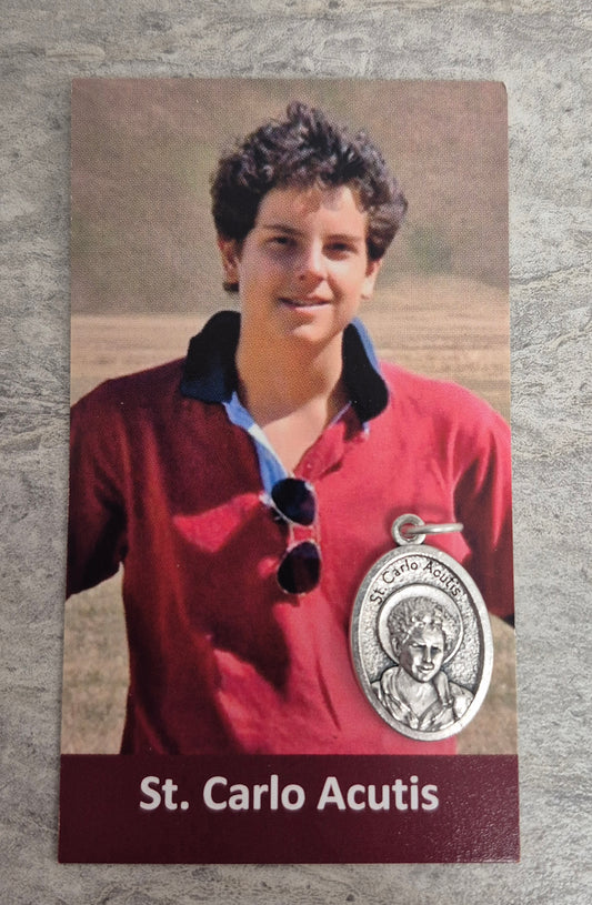 Prayer to St Carlo Acutis w/medal