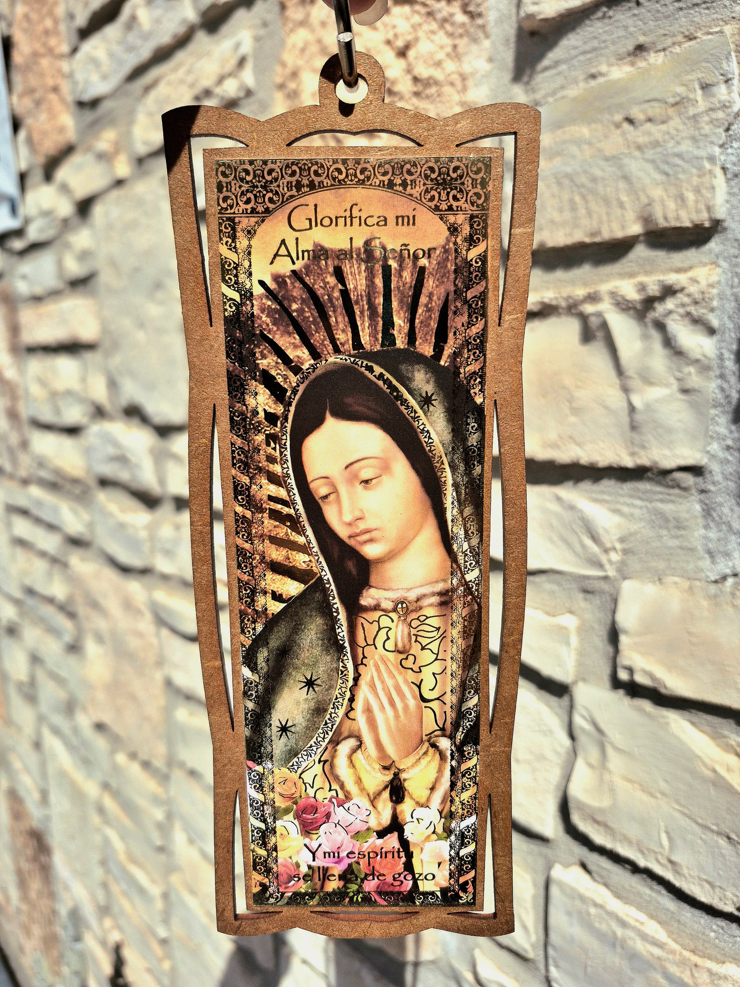 Glorifica mi Alma al Señor Guadalupe Plaque