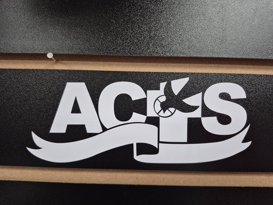 ACTS Ribbon Logo Auto Decal