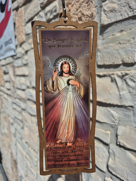 Oh Sangre y Agua, que bortaste del Sagrado Corazon de Jesus Plaque