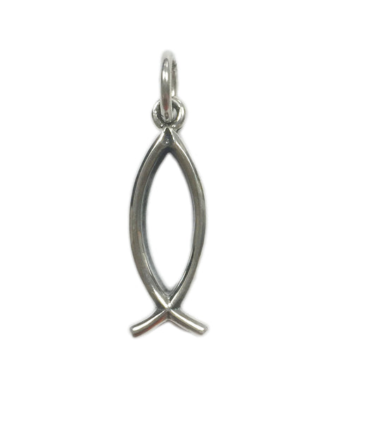 Ichthus Sterling Silver Charm