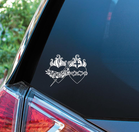 Sacred Hearts Auto Decal