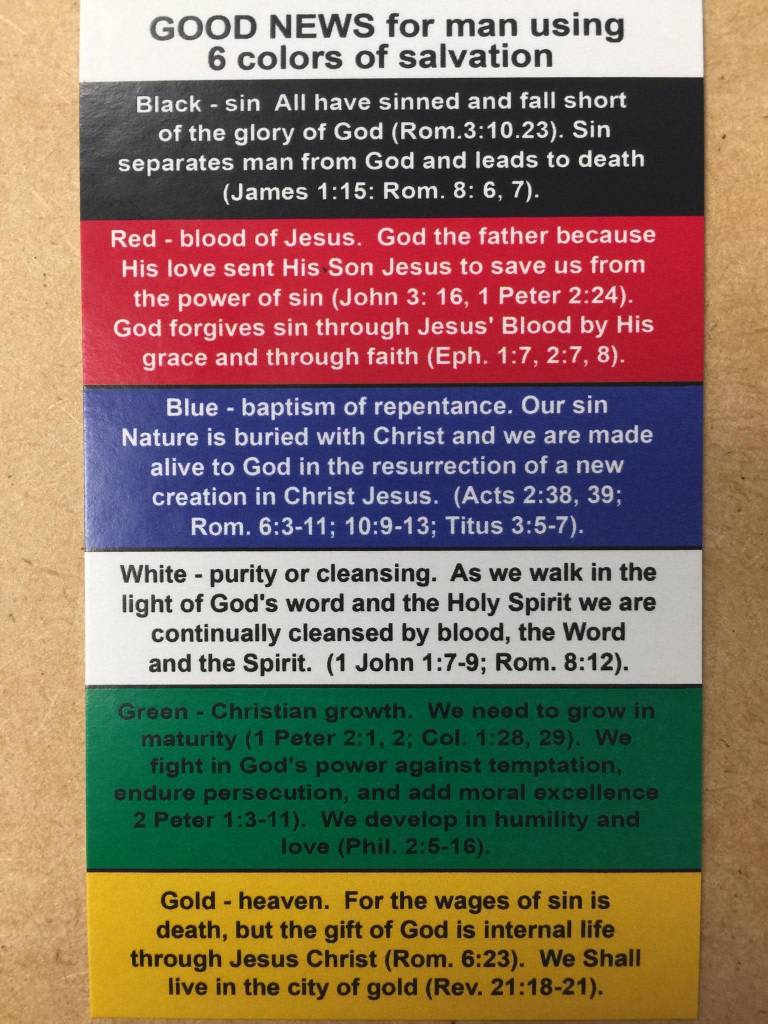 Salvation Prayer Card