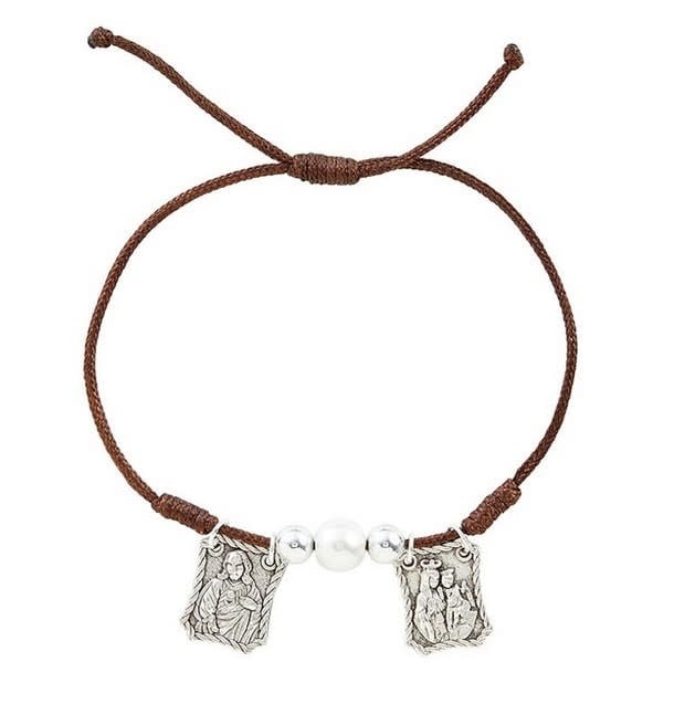 Sacred Heart Metal Scapular Bracelet