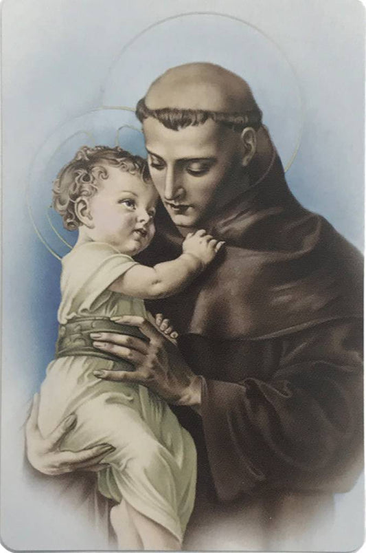 Novena Prayer to St Anthony Wallet Card