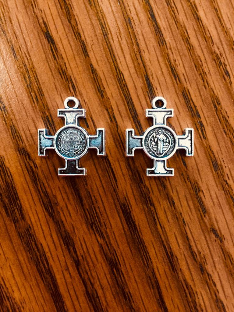 St Benedict Celtic Charm