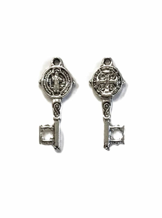St. Benedict Mini Key Charm