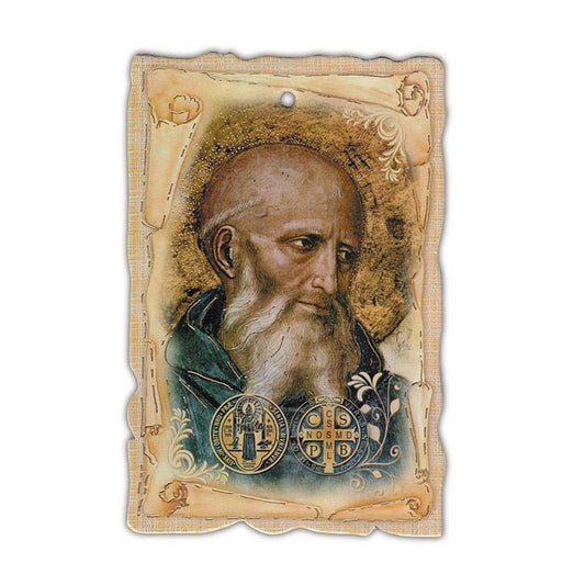 St Benedict Wall Plaque