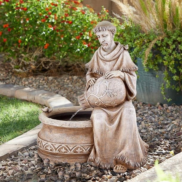 St Francis Garden Fountain 24"