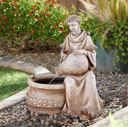 St Francis Garden Fountain 24"