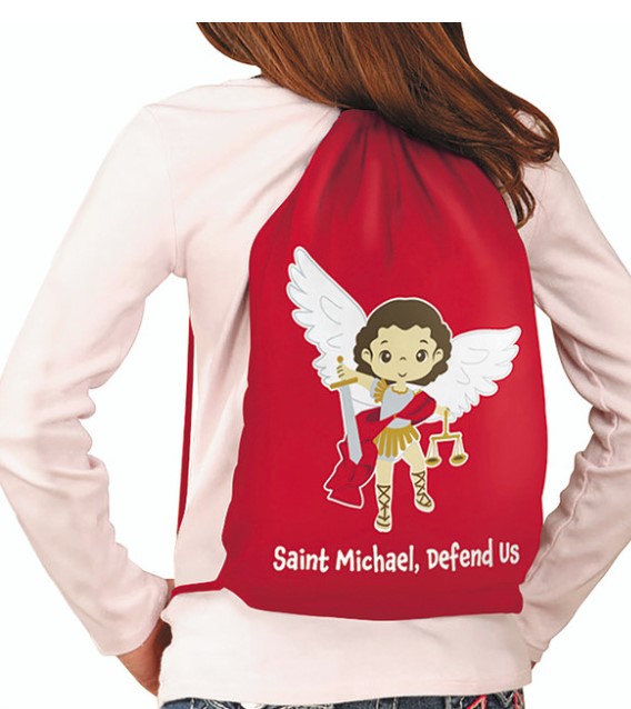 St Michael Drawstring Backpack
