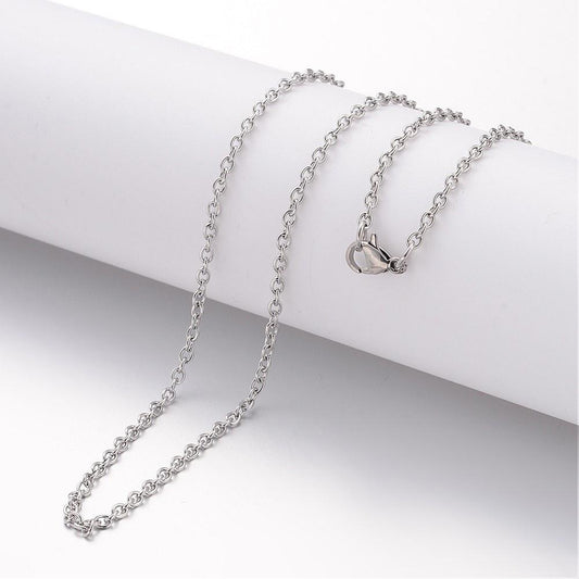 Stainless Steel Necklace 23.5" Style B