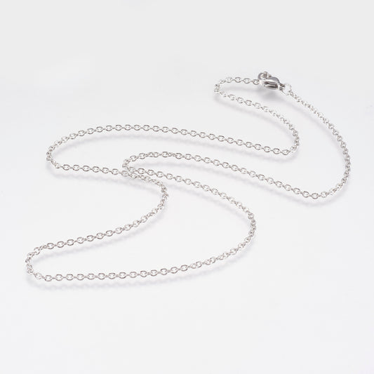 Stainless Steel Necklace 19.5" Style A