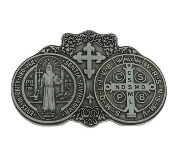 St Benedict Auto Visor Clip