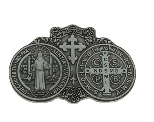St Benedict Auto Visor Clip