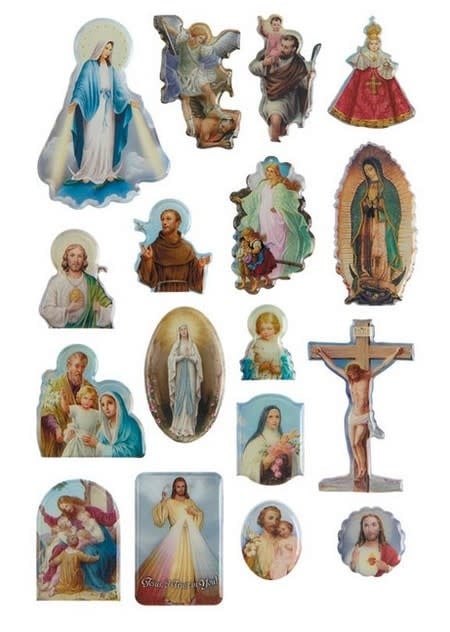 Saint Stickers 17 Assorted
