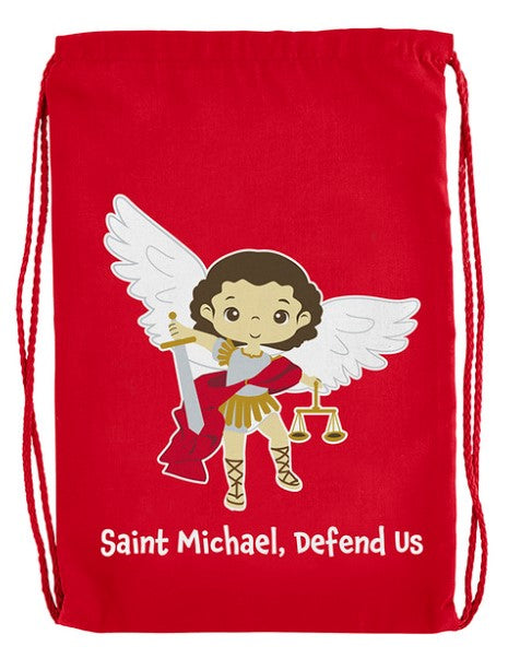 St Michael Drawstring Backpack