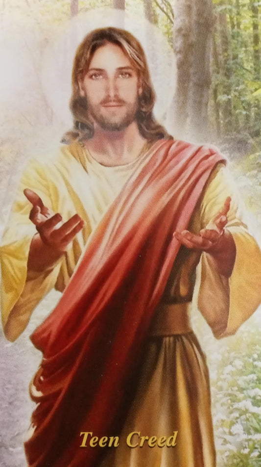 Teen Creed Prayer Card