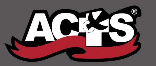 ACTS Ribbon Logo Transfer 5.5" X 2"