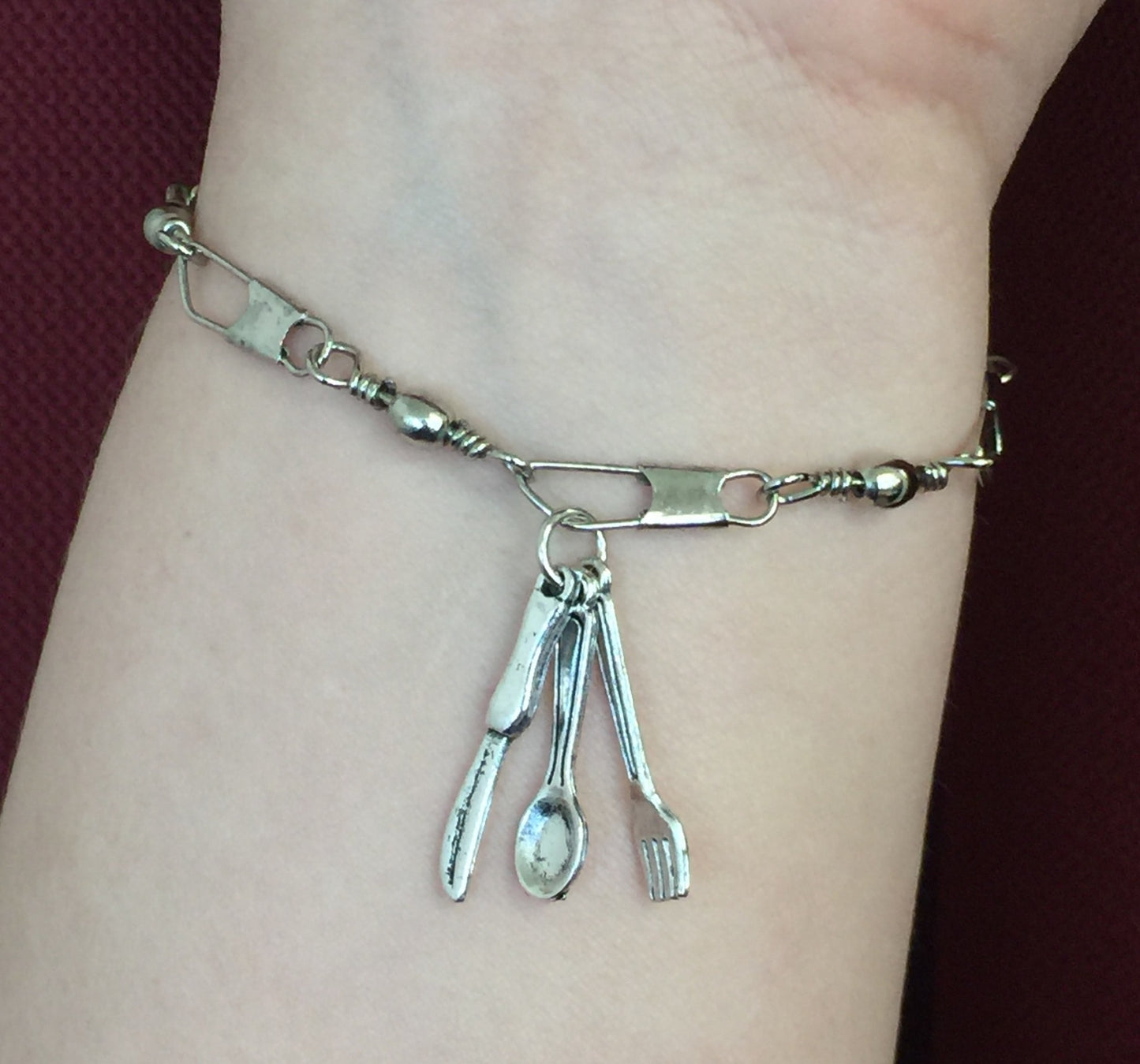 Kitchen Utensils Metal Charm