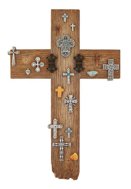 Weathered Splendor Wall Cross